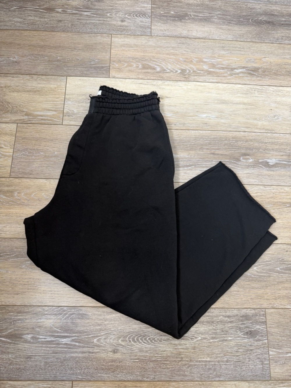Helmut Lang Black Elastic Waist Jogger Pants Sz S